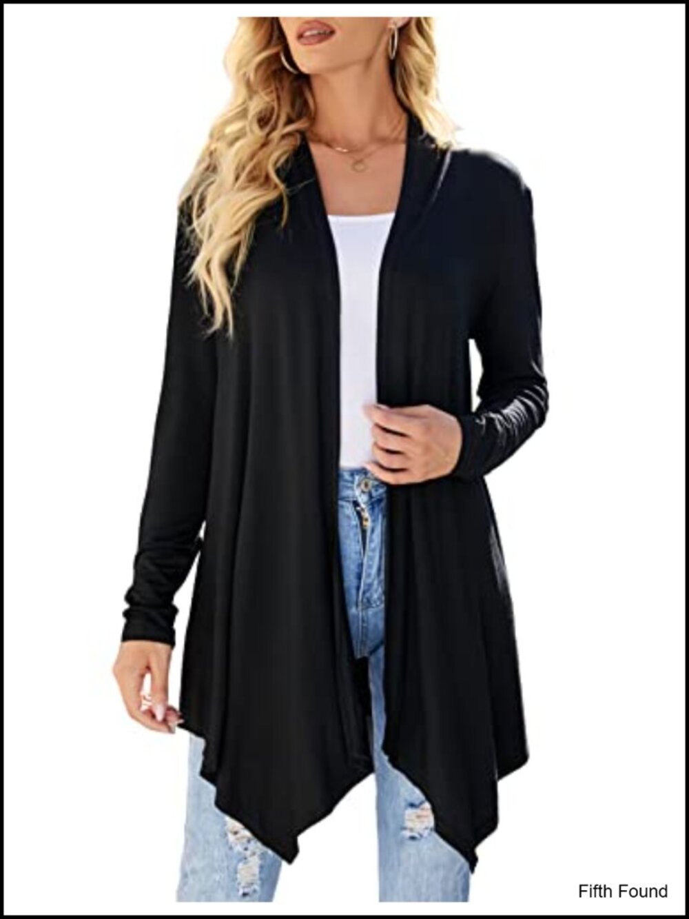Women's Lightweight Open Front Long Sleeve Duster Cardigan